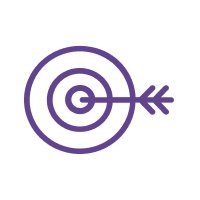 Symbol zur Beschreibung der Aufrechterhaltung der Körperkerntemperatur eines Patienten, dunkelviolett
