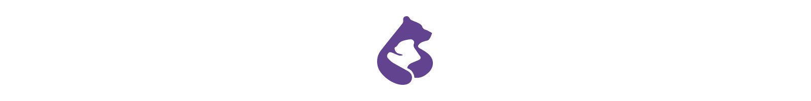 Symbolillustration von Bair Hugger Erwärmung, dunkelviolett