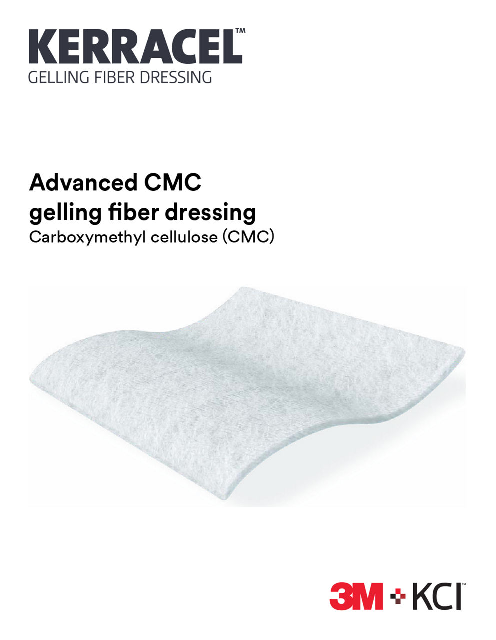 Advanced CMC gelling fiber dressing