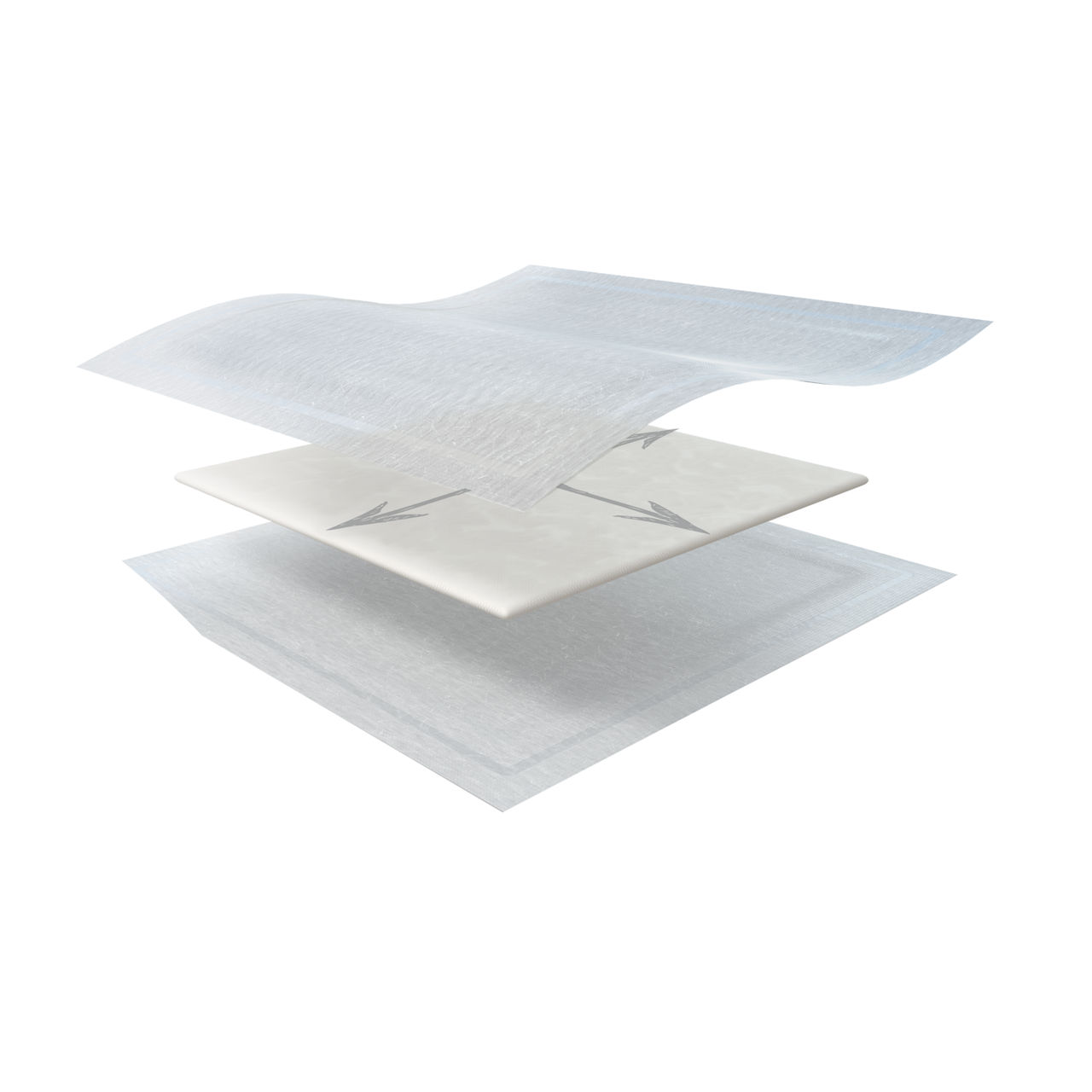 3M™ Kerramax Care™ Super-Absorbent Non-Adhesive Dressing, PRD500-120, 4 in x 9 in (10 cm x 22 cm), 10/CAR, 70 CAR/CS, 700/CS