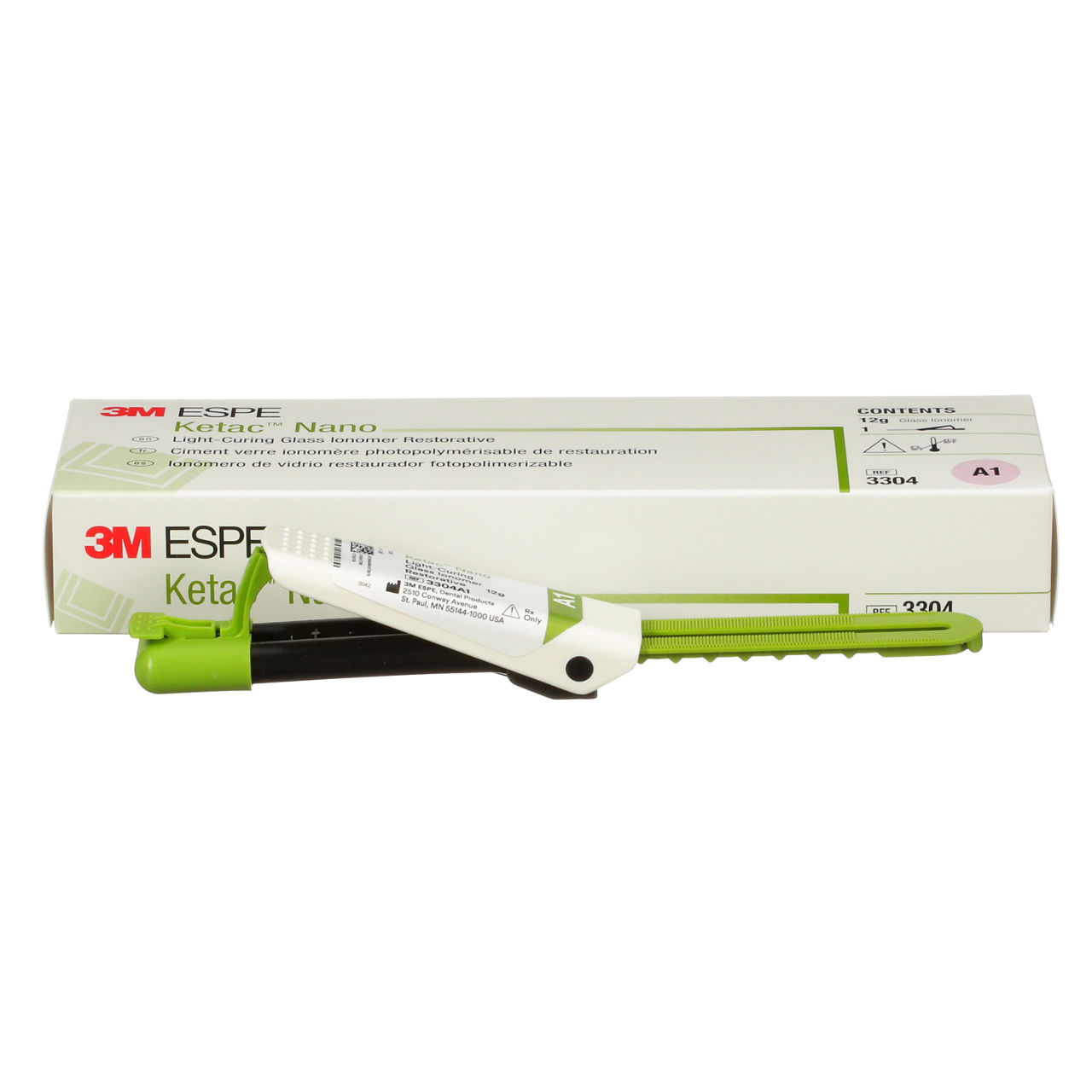 3M™ Ketac™ Nano Light-Curing Glass Ionomer Restorative Shade A1 Refill,3304A1