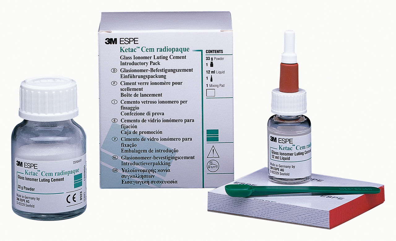 3M™ Ketac™ Cem Radiopaque Permanent Glass Ionomer Luting Cement, 37201