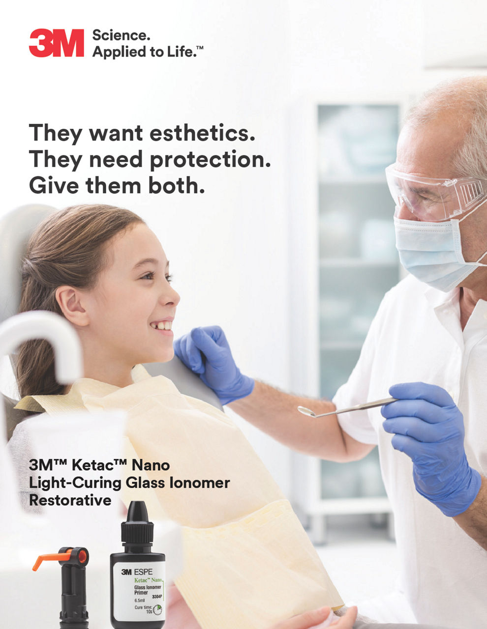 3M™ Ketac™ Nano Light-Curing Glass Ionomer Restorative Give Them Both