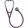 3M™ Littmann® Cardiology IV™ Stethoscope, 6239, High Polish RainbowChestpiece, Plum Tube, Violet Stem and Black Headset
