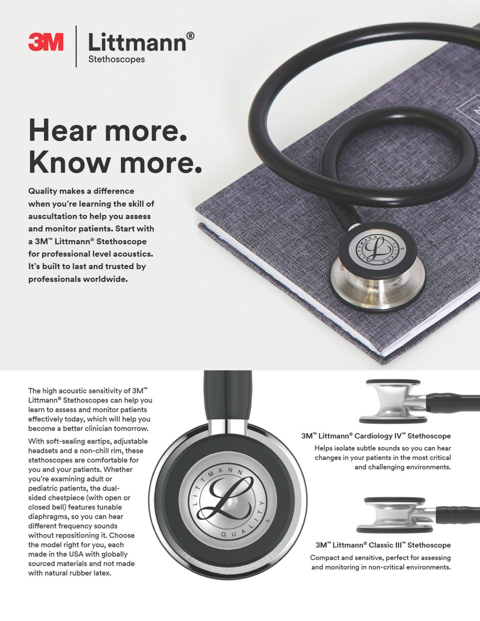 Hear more. Know more.