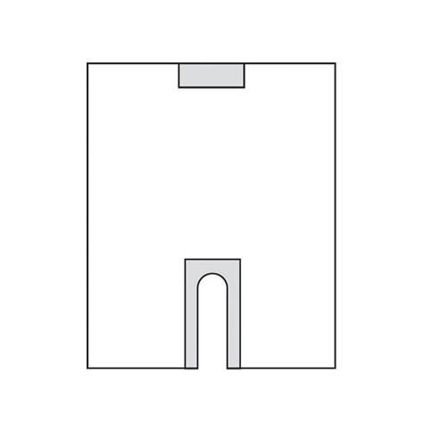 3M™ Steri-Drape™ 大U型鋪布，1000系列