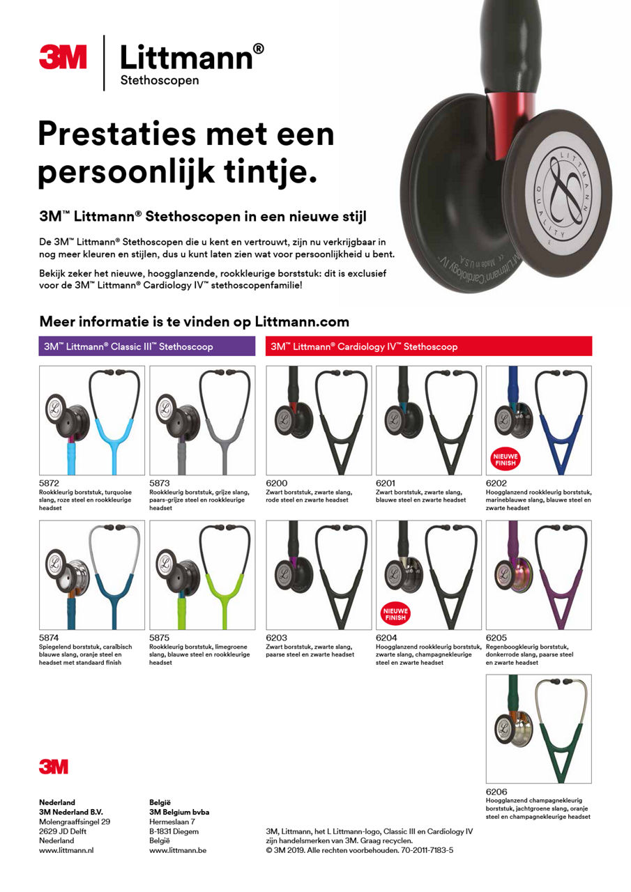 3M™Littmann® Stethoscopen stijlen