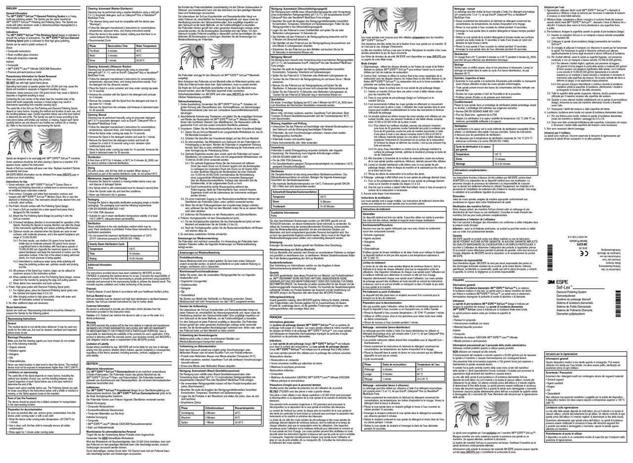 Instructions for Use - 5091 SOFLEX DIAMOND SPIRAL CEE/MEA
