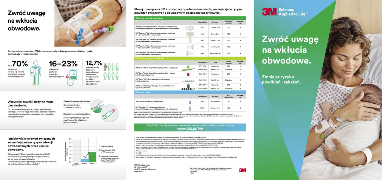Brochure 3M™ Tegaderm™ Antimicrobial I.V. Advanced Securement Dressing 9132