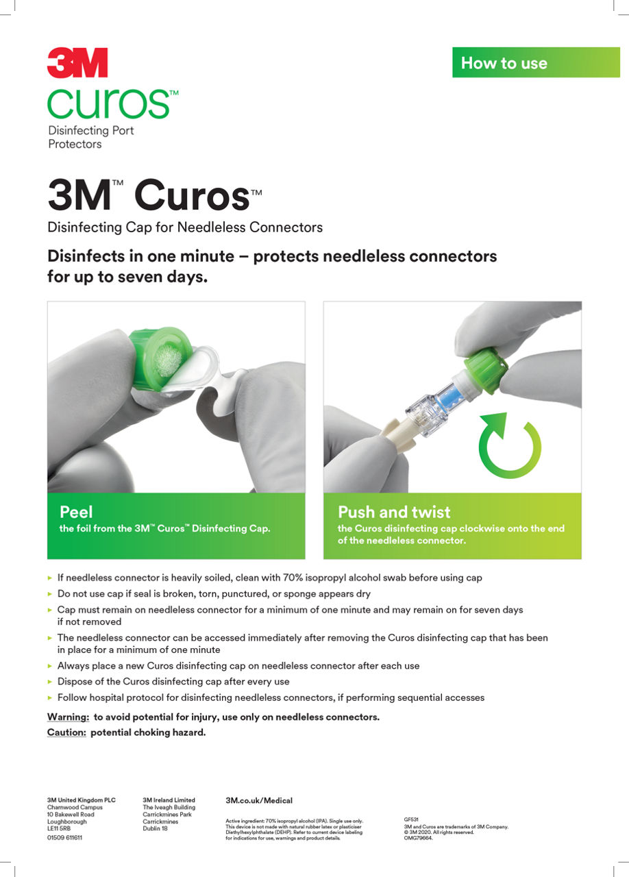 3M™ Curos™ How to use poster