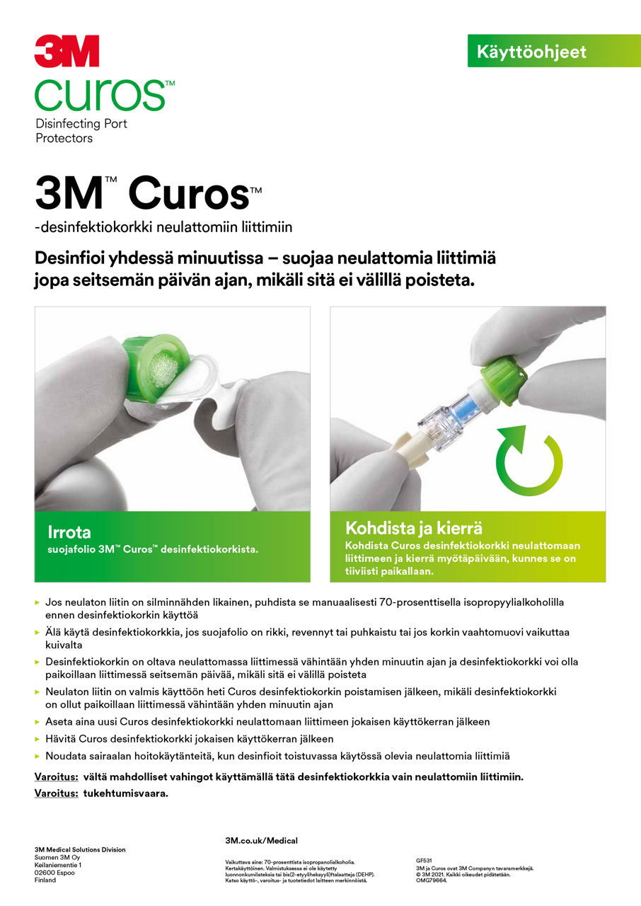 3M™Curos™ Käyttöohjeet