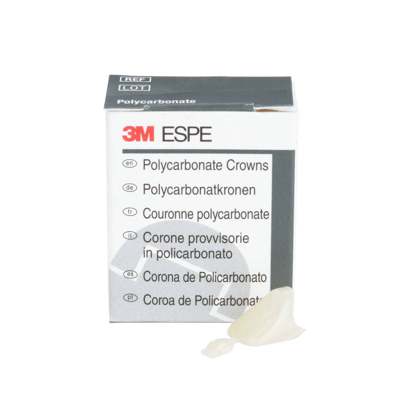 103 3M ESPE ION POLYCARBONAT   PROV.KRONER 5STK/ÆSKE