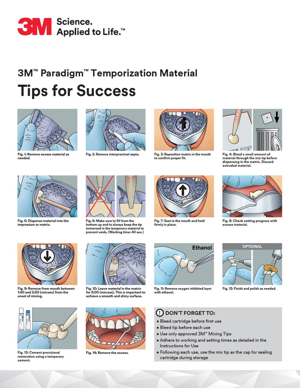 3M™ Paradigm™ Temporization Material