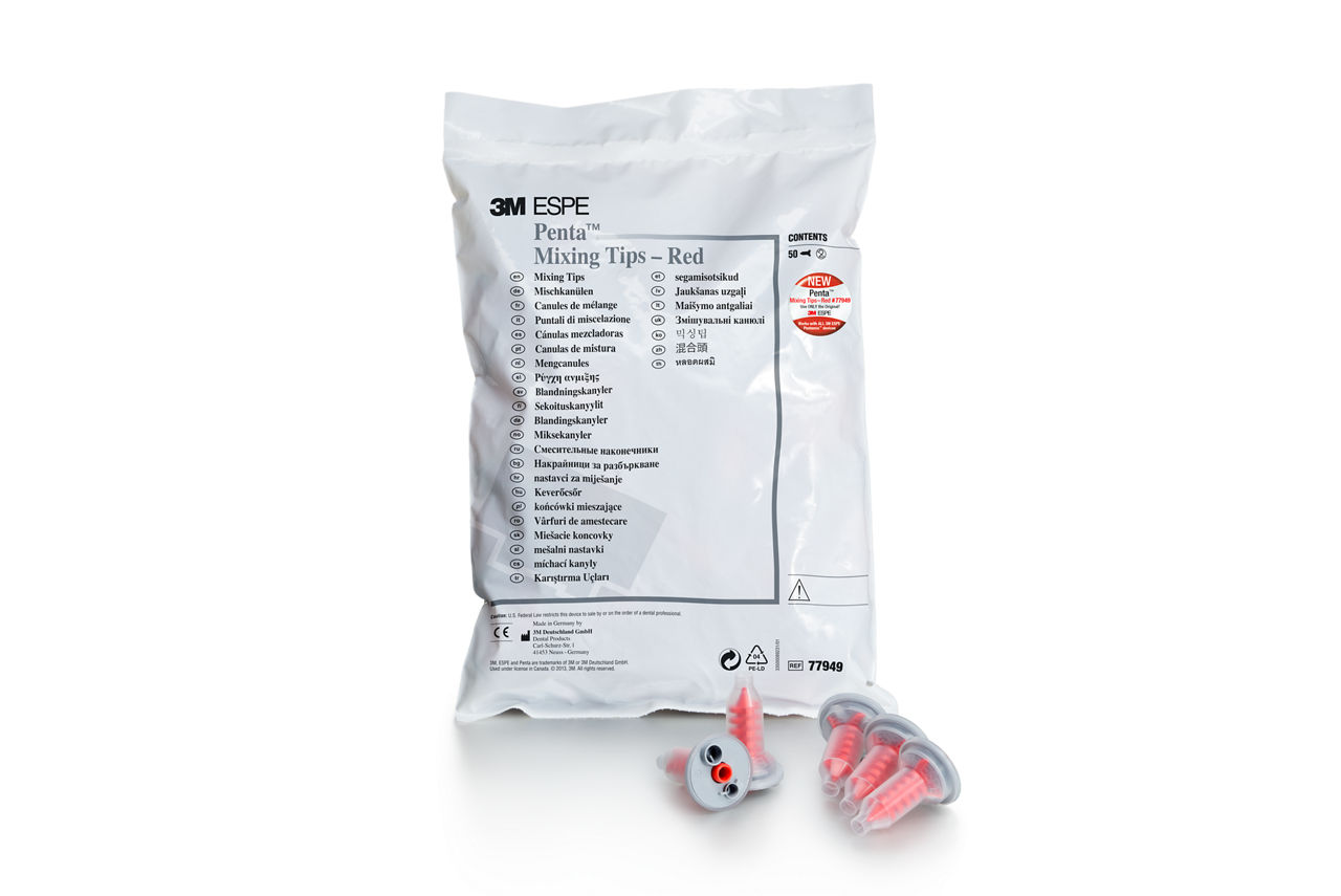 Penta Mixing Tips-Red NEW, 77949