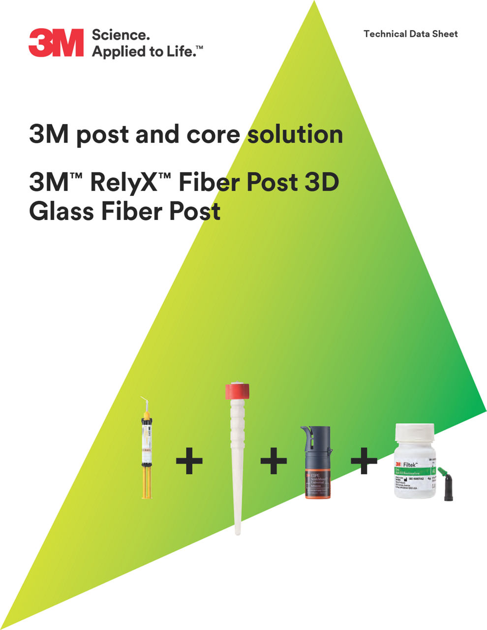 3M™ RelyX™ Fiber Post 3D Glass Fiber Post Technical Data Sheet