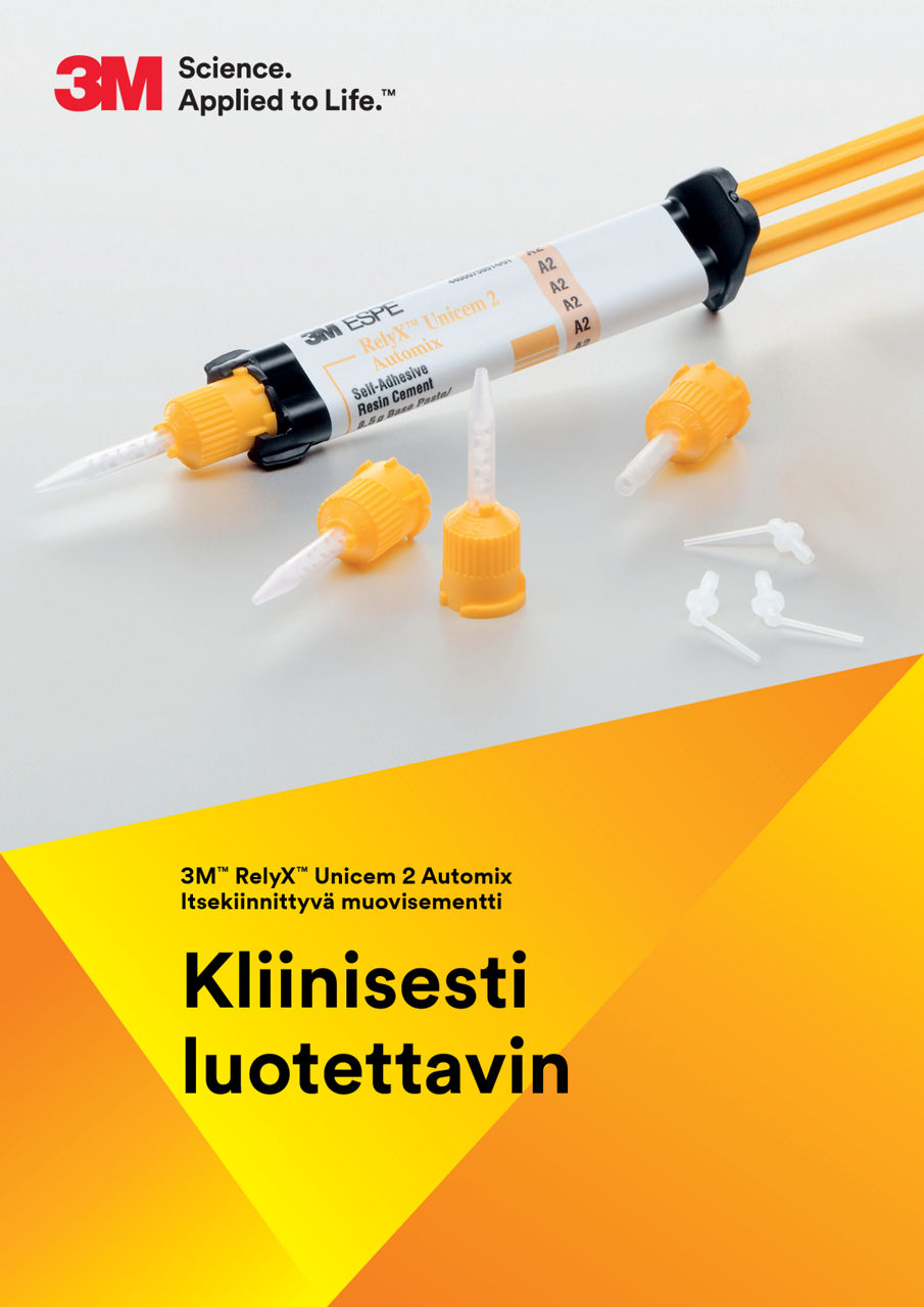 3M™ RelyX™ Unicem 2 Automix itsekiinnittyvä muovisementti, esite