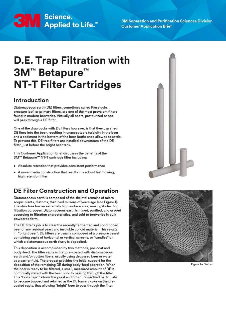 Betapure NT - D.E. Trap Filtration_CAB_en_uk