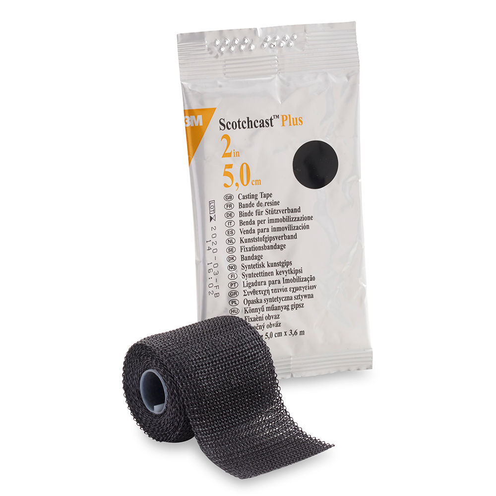 3M™ Scotchcast™ Plus, 82002A, zwart, 5 cm x 3.6 m, 10 stuks/overdoos