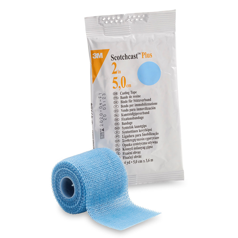 3M™ Scotchcast™ Plus, 82002LB, lichtblauw, 5 cm x 3.6 m, 10 stuks/overdoos