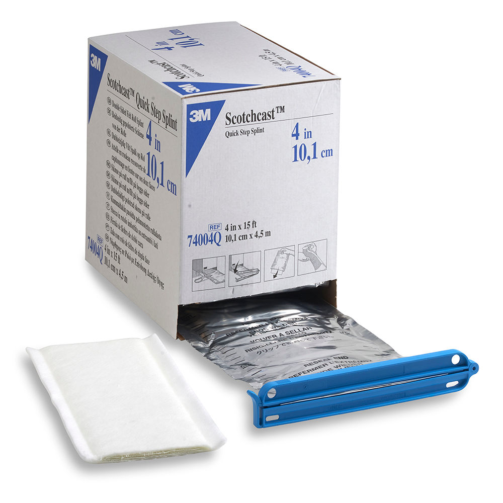 3M™ Scotchcast™ Quick Step DSF Roll Splint 74004Q, product and package