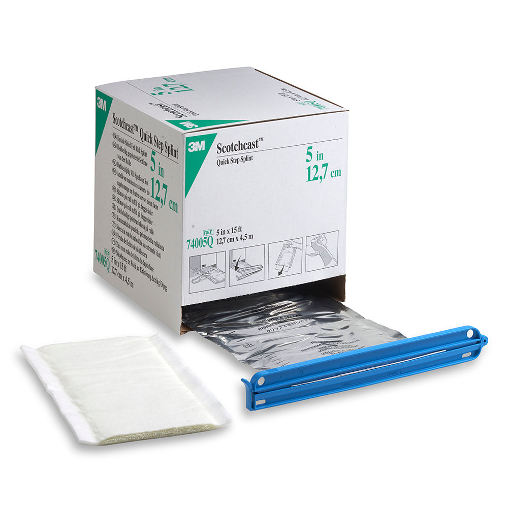 3M™ Scotchcast™ Quick Step DSF Roll Splint 74005Q, product and package