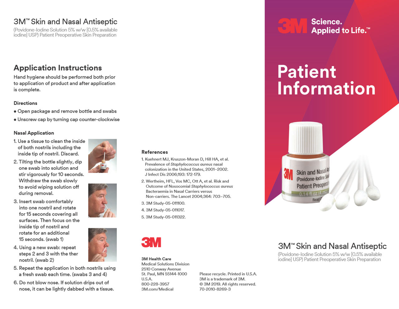 Skin and Nasal Antiseptic Patient Information