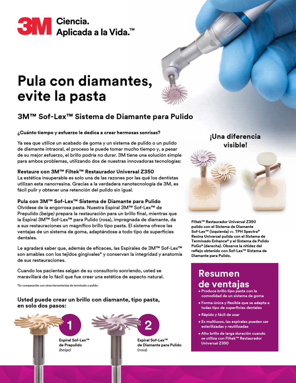Hoja de Ventas Sof-Lex Diamond