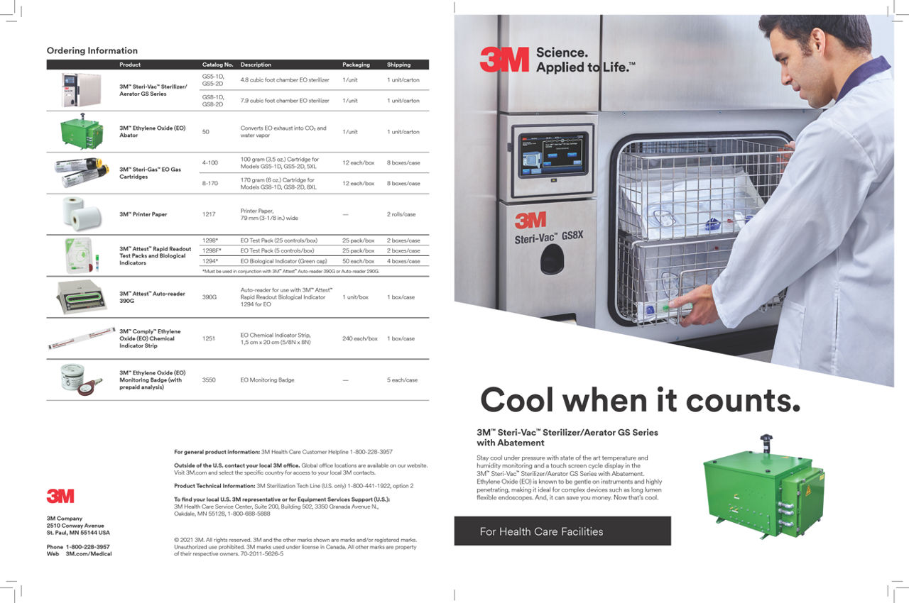 3M™ Steri-Vac™ Ethylene Oxide Sterilization Systems