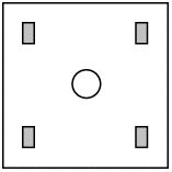 3M™ Steri-Drape™ Wondrandbeschermer met flexibele ring, 1077, 90 cm x 90 cm, 10 stuks/doos