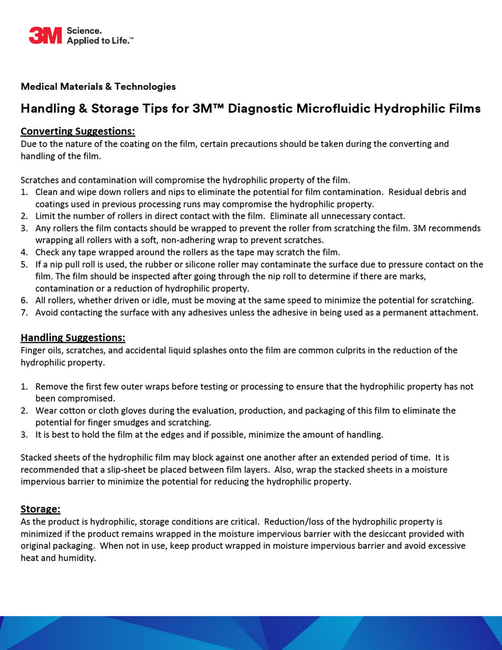 Medical Materials & Technologies 