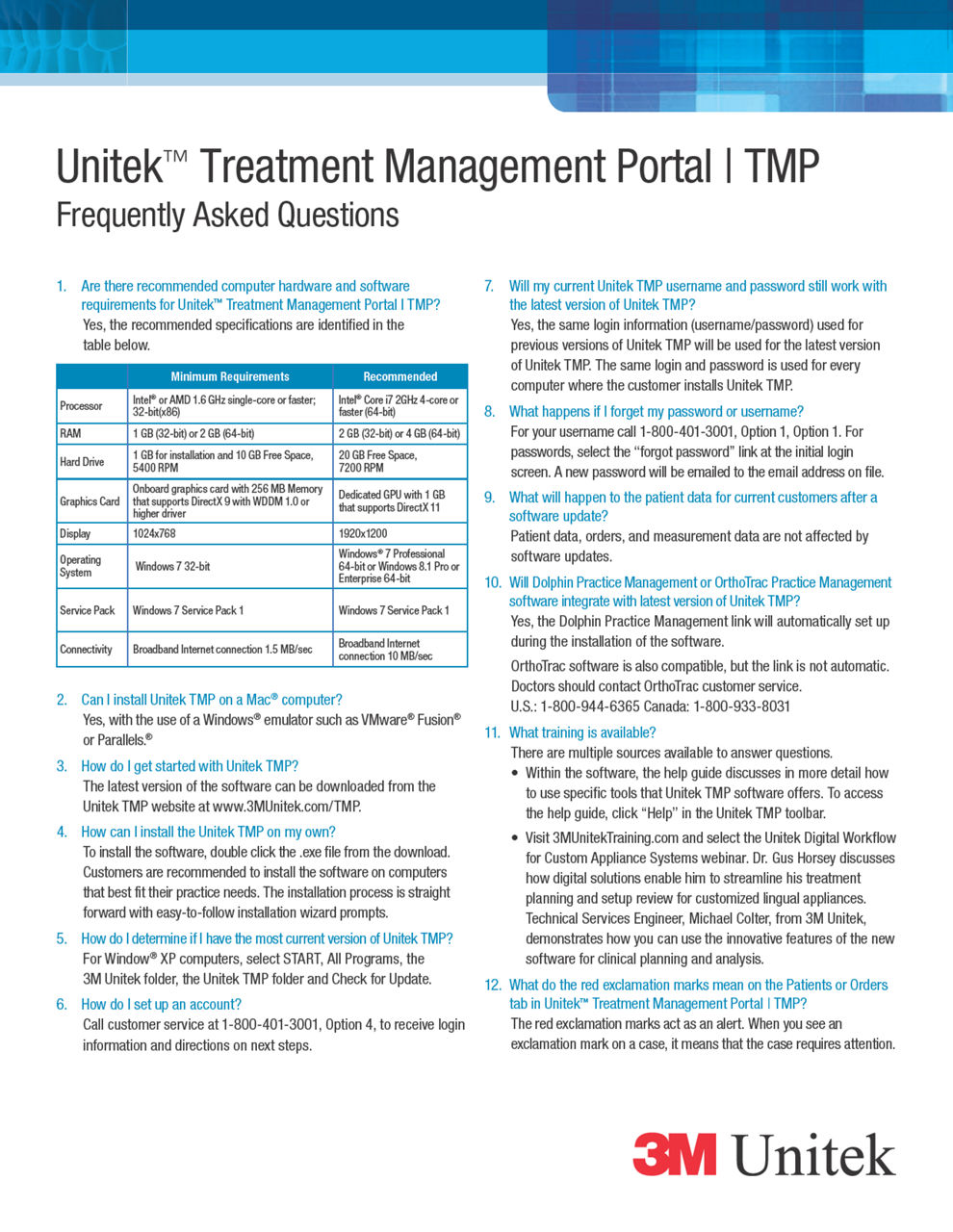 Unitek™ Treatment Management Portal | TMP