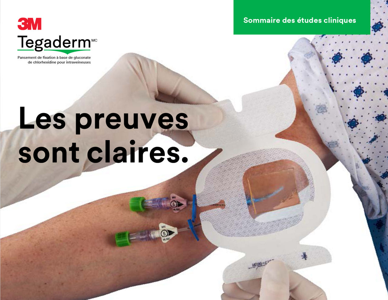 Aperçu des études Tegaderm CHG