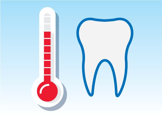 Image of a thermometer and tooth