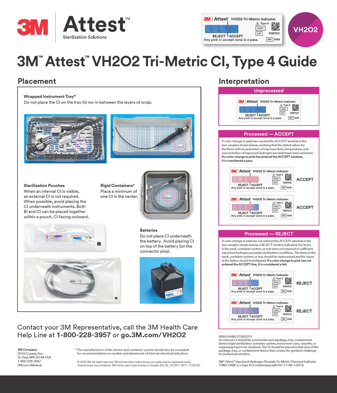 3M™ Attest™ Vaporized Hydrogen Peroxide Tri-Metric CI 1348 Placement Poster_Hi-Res PDF