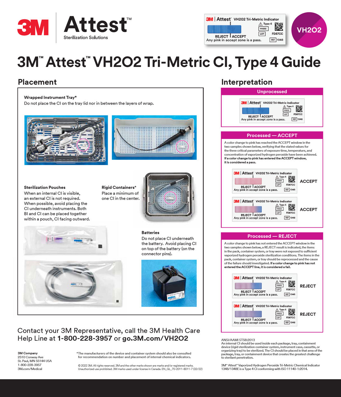 3M™ Attest™ Vaporized Hydrogen Peroxide Tri-Metric CI 1348 Placement Poster_Lo-Res PDF