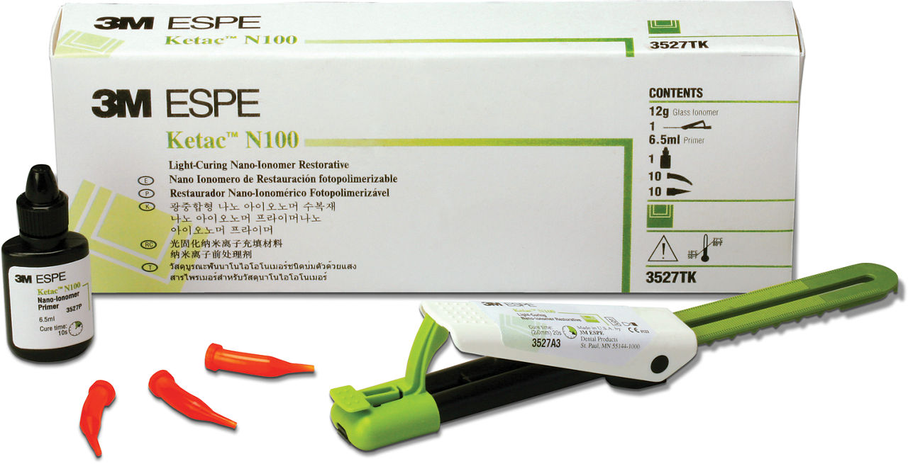 3M™ Ketac™ N100 Nano Ionómero de Vidrio Fotocurable, kit de prueba