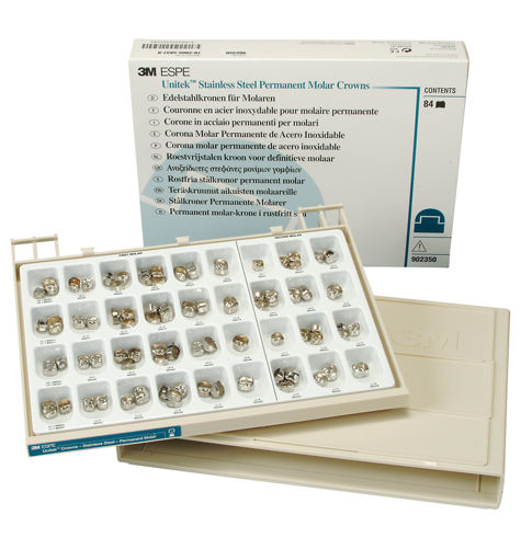 3M™ Unitek™ Stainless Steel Permanent Molar Crowns Kit