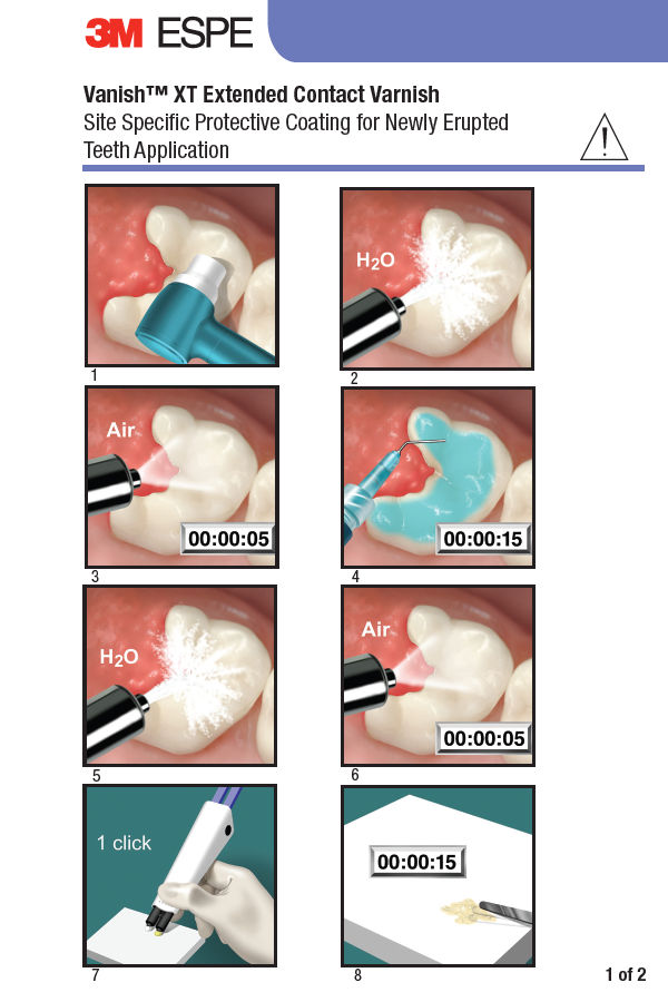 3M™ Vanish™ XT Extended Contact Varnish Protective Coating for Erupted Teeth