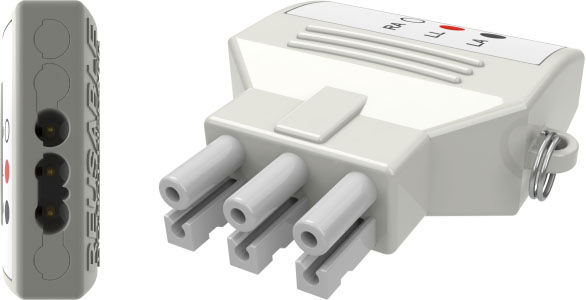 Yokemate LWS® 3-Lead Universal Adapter for Phillips (AMMI Twin Pin)brand monitor, YMA3PH