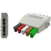 ECG Disposable Leadwire YMDLW5SV, 5 V-Lead, Philips IntelliVue or 3MUniv Yoke, Snap, 50", ShldRibbn Cble&Cmbnr, 25EA/CS