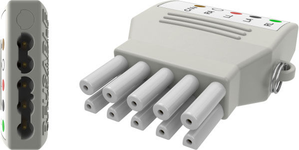 Yokemate LWS® 5-Lead Universal Adapter for Spacelabs brand monitor,YMA5SL