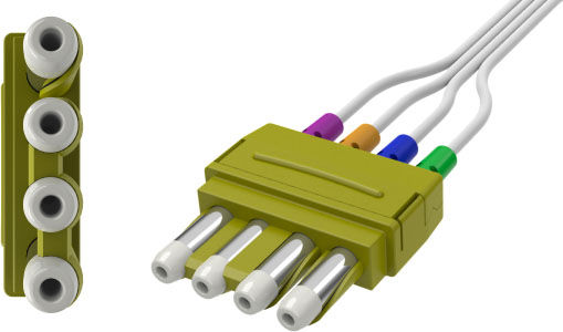 ECG Disposable Leadwire, 4-Lead, YMDLW4SV