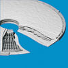 3M™ Housing Part, Filter Spacer, SPACER MAXIMIZER CART. PTFE H1&3