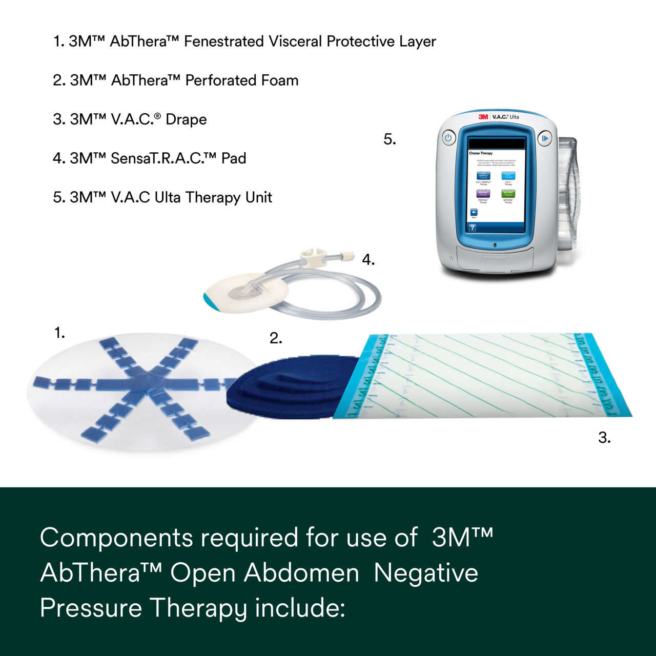 AbThera SensaT.R.A.C. Open Abdomen Dressing PDP Secondary Image 2