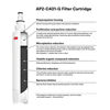 3M™ AP2 Series Replacement Filter Cartridge AP2-C401-G, 47-915404,25/Case