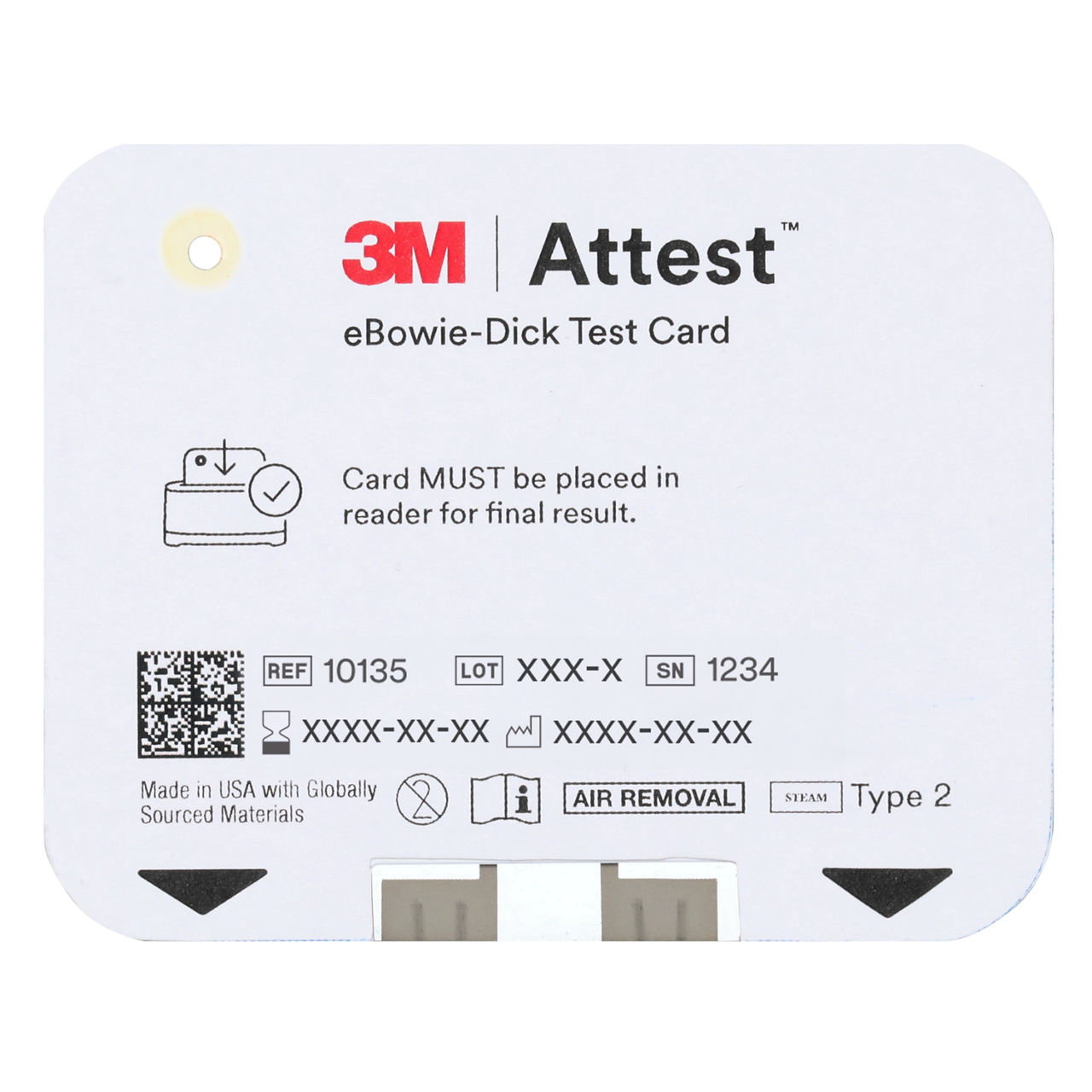 3M™ Attest™ eBowie-Dick Test Card