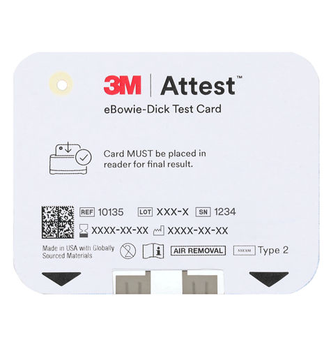 3M™ Attest™ eBowie-Dick Test Card