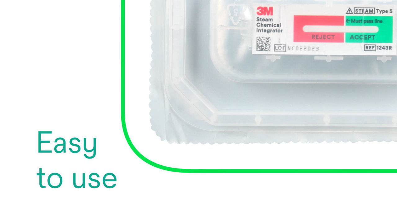 3M™ Comply™ (SteriGage™) Chemical Integrator, 1243A, 500 Each/Bag, 2