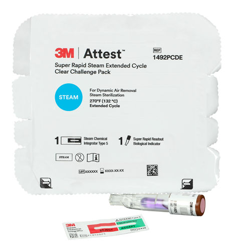 3M™ Attest™ Steam Extended Cycle Clear Challenge Pack
