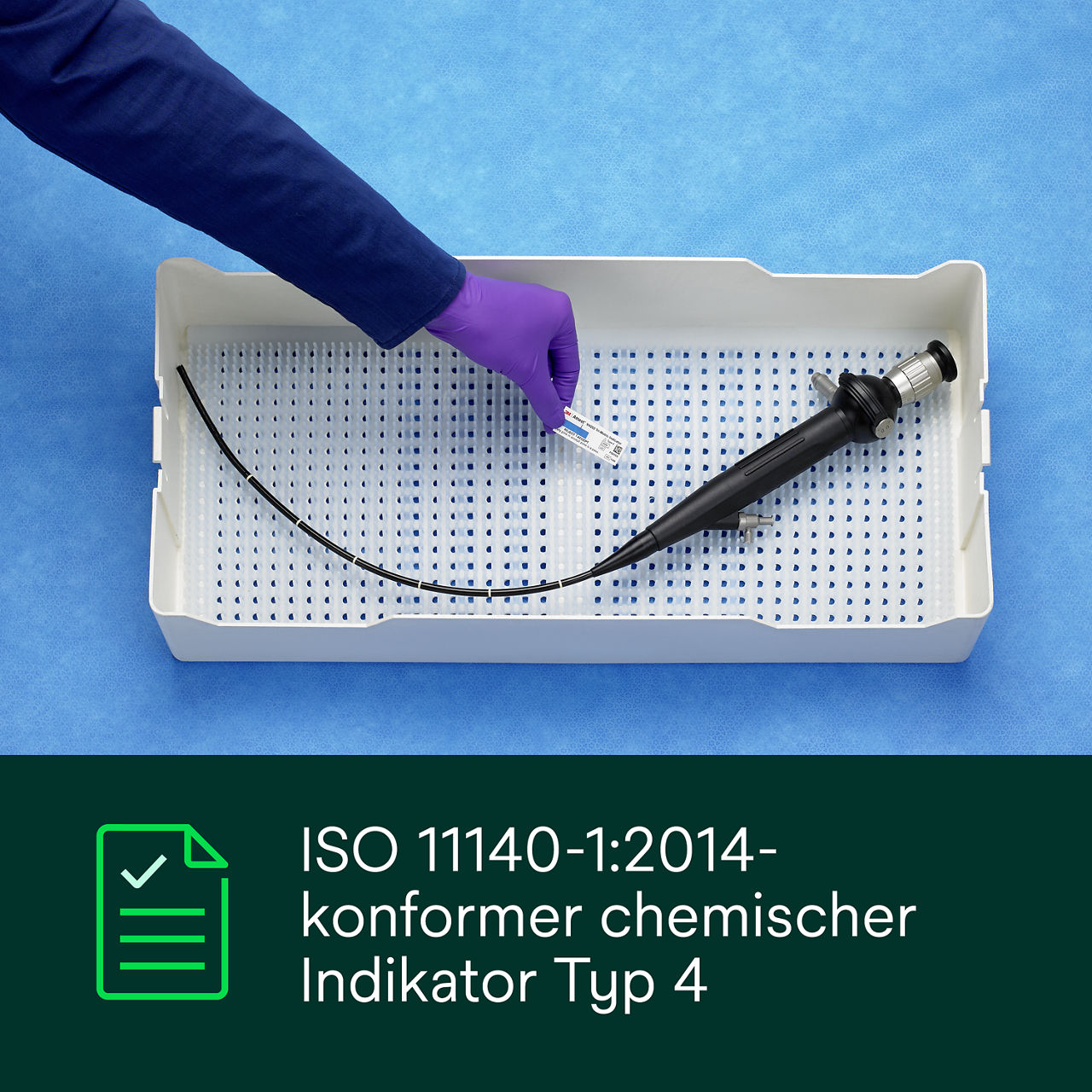 (1) ISO 11140-1:2014 konformer Typ 4 Chemischer Indikator